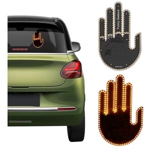 😆 Funny LED Hand Gesture Commuter's Communication Aid 😆